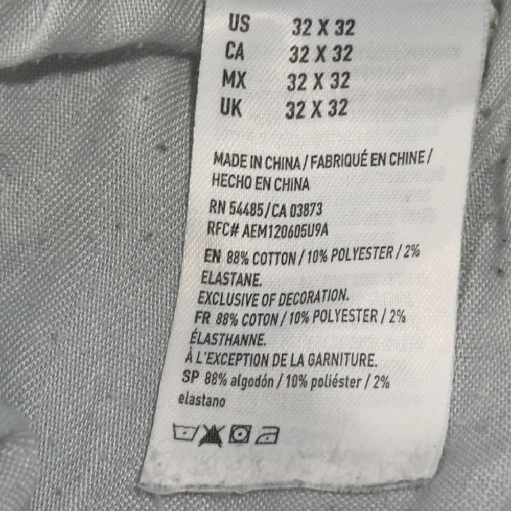 American Eagle Outfitters Slim Straight Extra Flex Men's Jeans Size 32x32 - Picture 8 of 14